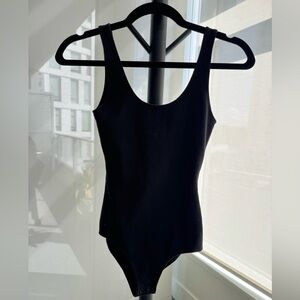 Aritzia Wilfred Black Bodysuit Cotton